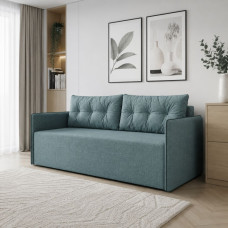 Ортопедичний диван Мекко Yes! 2050x860 Bonel Standart Hard Plus IV категорія Bestseller Pale Aqua (MEK-161111)