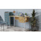 Комп'ютерний стіл Ferrum-decor Дакота 75x120x70 білий ДСП Дуб Артизан 16 мм (FRD-107269)