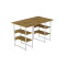 Комп'ютерний стіл Ferrum-decor Карен 75x140x70 білий ДСП Дуб Артизан 32 мм (FRD-107259)