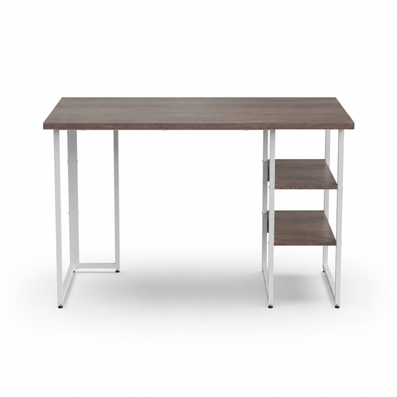 Стіл письмовий Кевин Ferrum-decor 75x120x60 Білий метал ДСП Дуб Кремона Канолло 32 мм (FRD-108019)