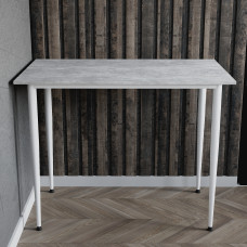 Універсальний стіл Prime Ferrum-decor 750x1000x600 Білий метал ДСП Бетон 16 мм (FRD-107689)