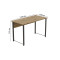 Комп'ютерний стіл Ferrum-decor Курт 75x120x60 чорний ДСП Дуб Артизан 16 мм (FRD-107149)