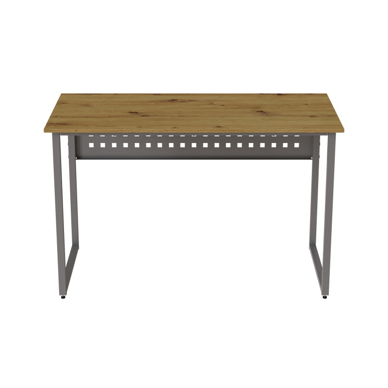 Комп'ютерний стіл Ferrum-decor Майк 75x100x60 сірий ДСП Дуб Артизан 16 мм (FRD-107099)