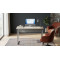 Стіл письмовий Майк Ferrum-decor 75x100x60 Сірий метал ДСП Кашемір 16 мм (FRD-108299)