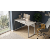 Стол письменный Майк Ferrum-decor 75x100x60 Серый металл ДСП Кашемир 16 мм (FRD-108299)