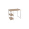 Стелаж-полиця Бафрум 405 Ferrum-decor для пральної машини 90x101x60,5 Білий метал ДСП Дуб Сан-Марино 16 мм (FRD-107399)