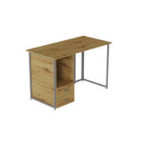 Комп'ютерний стіл Ferrum-decor Отто 75x120x70 сірий ДСП Дуб Артизан 32 мм (FRD-107009)