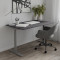 Стол письменный Space Ferrum-decor 750x1400x700 Серый металл ДСП Каштан Арвадонна 16 мм (FRD-107989)