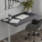 Стіл письмовий Space Ferrum-decor 750x1400x700 Білий метал ДСП Каштан Арвадонна 16 мм (FRD-107999)