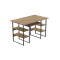 Комп'ютерний стіл Ferrum-decor Тім 75x120x70 чорний ДСП Дуб Артизан 16 мм (FRD-106949)
