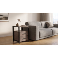 Тумба универсальная Ferrum-decor Вивьен 2/2 50x41x40 черный ДСП Дуб Кремона Канолло 16мм (FRD-107759)