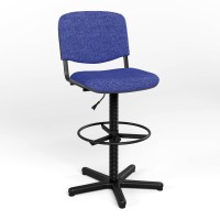 Крісло офісне поворотне Новий Стиль ISO GTS RING BASE STOPKI PM64 C-14 (Синій) (NWS-132068)