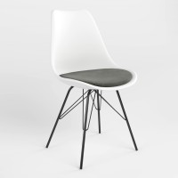 Стул обеденный Новый Стиль ASTI WHITE 4A (BOX-1) K02 PUMA-03 (Светло-серый) (NWS-132409)