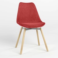 Стілець обідній Новий Стиль ASTI ALU SOFT WOOD (BOX-1) PL-07 (Кораловий) (NWS-127238)