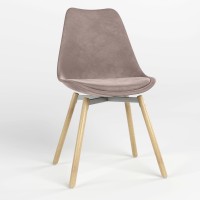 Стул обеденный Новый Стиль ASTI ALU SOFT WOOD (BOX-1) PUMA-09 (Бледно-розовый) (NWS-127248)