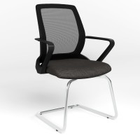Стул офисный Новый Стиль FLY CF CHROME OH-5 C-26 (Серый) (NWS-127568)