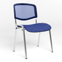 Стілець офісний Новий Стиль ISO NET CHROME OH-3 C-14 (Синій) M (NWS-127818)