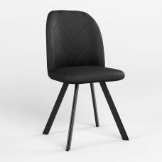 Стілець обідній Новий Стиль MILANA 4L BLACK (BOX-1) LN ECO-30 (Чорний) (NWS-128788)