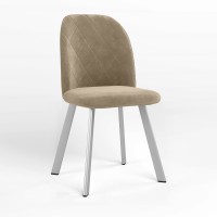 Стул обеденный Новый Стиль MILANA NX ALU (BOX-1) LN SORO-23 (Светло-бежевый) (NWS-128708)