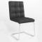 Стул на раме RALPH CF CHROME (BOX-2) ECO-30 (Черный) (NWS-129088)
