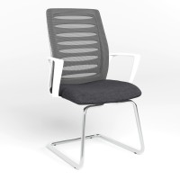 Конференц-крісло Новий Стиль WEBSTAR CF CHROME-WHITE OH-14/C-38 (Сірий/Антрацит) (NWS-129928)