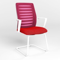 Конференц-крісло Новий Стиль WEBSTAR CF WHITE OH-4 C-2 (Червоний) (NWS-129948)