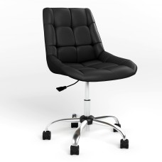 Крісло на роликах Новий Стиль NICOLE GTS (J) CHR61 SQR ECO-30 (Чорний) (NWS-122010)
