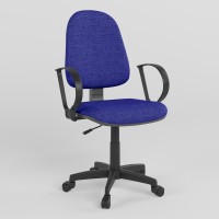 Крісло офісне поворотне Новий Стиль JUPITER GTP CPT PL56 P C-6 (Синій) (NWS-124162)