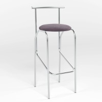 Барний стілець Новий Стиль JOLA CHROME (BOX-2) SORO-65 (Фіолетовий) (NWS-121393)