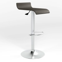 Барний стілець Новий Стиль LATINA CHROME ECO-70 (Сірий) (NWS-121423)