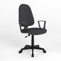 Крісло офісне поворотне Новий Стиль PRESTIGE II GTP CPT PL56 P C-38 (Антрацит) (NWS-124423)