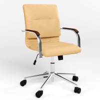 Крісло офісне поворотне Новий Стиль SAMBA ULTRA GTP CHR64 ECO-01 (Бежевий) (NWS-124753)