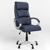 Крісло керівника поворотне Новий Стиль DELTA TILT PL35 ECO-22 (Синій) (NWS-125836)