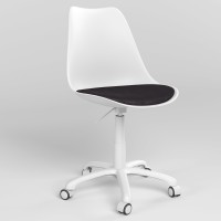 Крісло на роликах поворотне Новий Стиль ASTI SOFT GTS (J) PW62 (BOX-1) P PUMA-16 (Чорний) (NWS-123197)