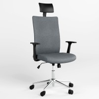 Крісло офісне поворотне Новий Стиль AIR R NET HR LUM CHROME SL CHR64 ZT-13 (Сірий) (NWS-125168)