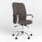 Крісло керівника Новий Стиль BRUNO (COMFORT+ANYFIX) P ECO-70 (Сірий) (NWS-125328)