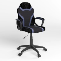 Детское поворотное Новый Стиль кресло FIXY GTP PL51 P PUMA-16/ECO-22 (Черный/Синий) (NWS-123788)