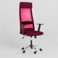 Крісло офісне поворотне Новий Стиль FRANK GTR ANYFIX (WS-122) CHR68 P OH-4 C-29 (Вишневий) (NWS-123738)