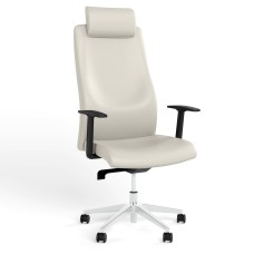 Крісло офісне поворотне Новий Стиль SOLO R HR STEEL (ABS) SFB AL70 ECO-50 (Білий) (NWS-132217)