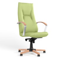 Кресло офисное поворотное Новый Стиль KING WOOD MPD EX4 ECO-45 (фисташковой) (NWS-126460)