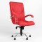 Крісло поворотне GERMES STEEL CHROME LB (COMFORT) ECO-90 (Червоний) (NWS-126101)