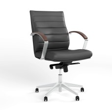 Крісло офісне поворотне Новий Стиль IRIS STEEL LB MPD AL70 ECO-30 (Чорний) (NWS-126302)