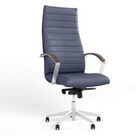 Крісло офісне поворотне Новий Стиль IRIS STEEL MPD AL70 ECO-22 (Синій) (NWS-126292)