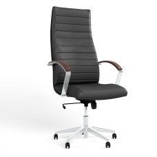 Крісло офісне поворотне Новий Стиль IRIS STEEL TILT CHR68 ECO-30 (Чорний) (NWS-126282)