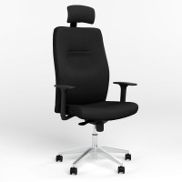 Кресло офисное поворотное Новый Стиль VISION R HR ST AL70 P CN-009 (Черный) (NWS-127133)