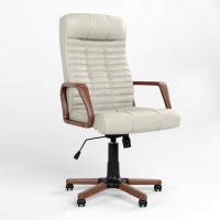 Крісло керівника Новий Стиль ATLANT EXTRA ECO-50 (Білий) (NWS-125035)