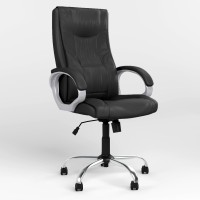 Крісло офісне поворотне Новий Стиль ELLY TILT CHR68 ECO-30 (Чорний) (NWS-126676)
