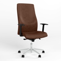 Крісло офісне поворотне Новий СтильSOLO R STEEL ST AL70 P ECO-21 (Темно-коричневий) (NWS-126936)