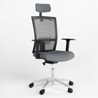 Крісло офісне поворотне Новий Стиль STILO R HR SFB AL70 P OH-14 ZT-13 (Сірий) (NWS-126906)