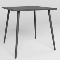 Обідній стіл Новий Стиль MODERN LITE ANTR (18) 800х800х750 Антрацит (NWS-131195)